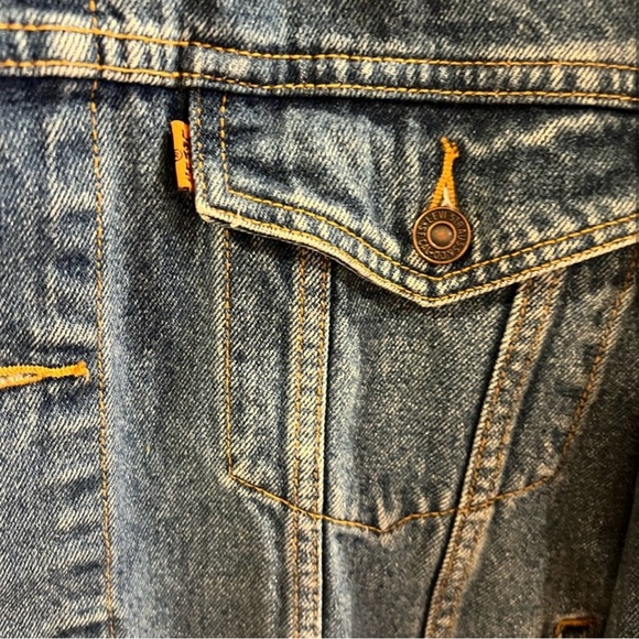 Amazing Condition - Vintage Aztec Levi’s Denim/Jean Jacket - Picture 3 of 6